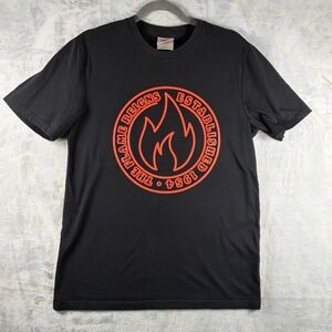 Burger King The Flame Reigns Established 1954 Employee Graphic Tee Black Medium